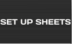 SET UP SHEETS